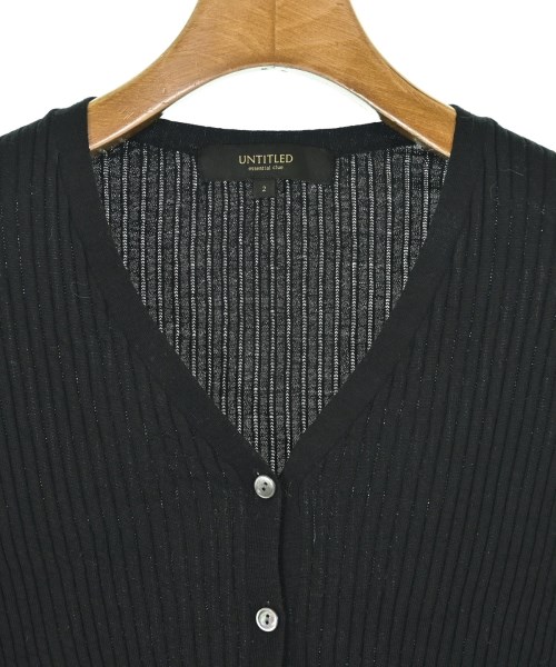 UNTITLED（アンタイトル）カーディガン 黒 サイズ:2(M位) レディース/2200646406893