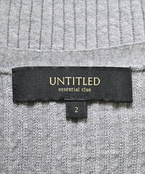 UNTITLED（アンタイトル）カーディガン グレー サイズ:2(M位) レディース/2200646406923
