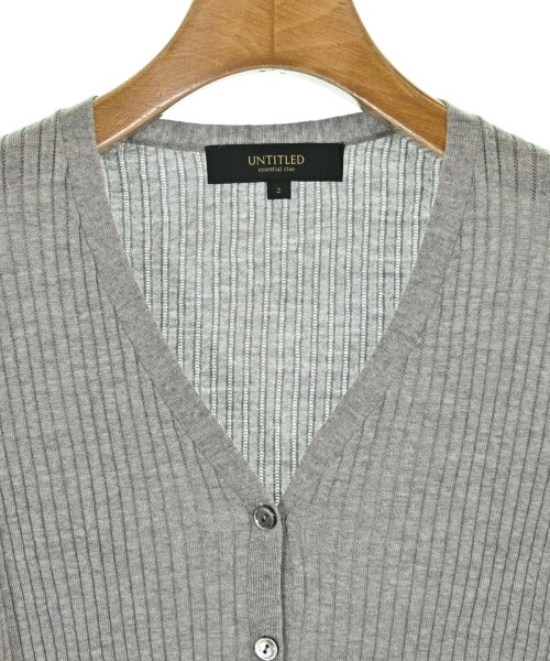 UNTITLED（アンタイトル）カーディガン グレー サイズ:2(M位) レディース/2200646406923