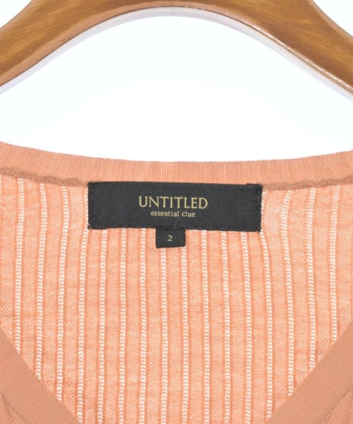 UNTITLED（アンタイトル）カーディガン オレンジ サイズ:2(M位) レディース/2200646406930