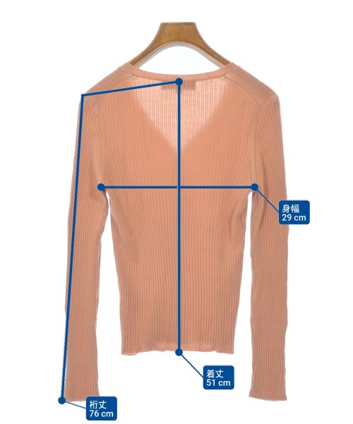 UNTITLED（アンタイトル）カーディガン オレンジ サイズ:2(M位) レディース/2200646406930