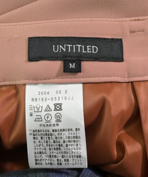 UNTITLED（アンタイトル）その他 ピンク サイズ:M レディース/2200646406954
