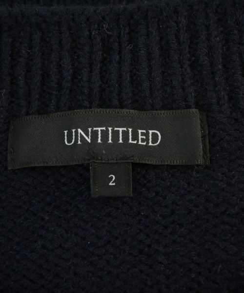 UNTITLED（アンタイトル）ニット・セーター 紺 サイズ:2(M位) レディース/2200650610156