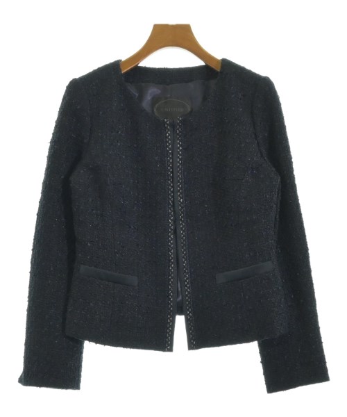 UNTITLED(アンタイトル)ノーカラージャケット 紺 サイズ:2(M位)/2200651745031