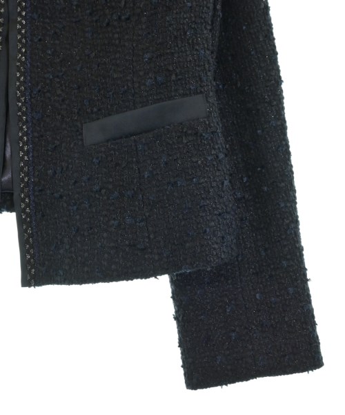 UNTITLED（アンタイトル）ノーカラージャケット 紺 サイズ:2(M位) レディース/2200651745031