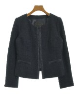 UNTITLED（アンタイトル）ノーカラージャケット 紺 サイズ:2(M位) レディース/2200651745031