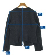 UNTITLED（アンタイトル）ノーカラージャケット 紺 サイズ:2(M位) レディース/2200651745031