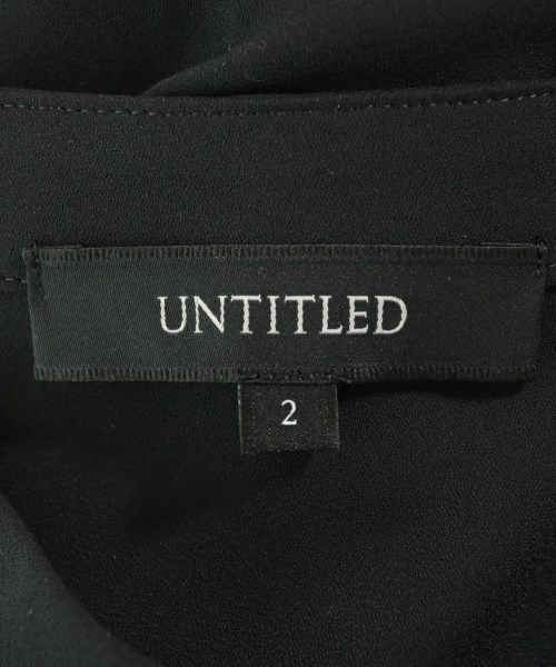 UNTITLED（アンタイトル）カジュアルシャツ 黒 サイズ:4(XL位) レディース/2200651745116