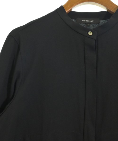 UNTITLED（アンタイトル）カジュアルシャツ 黒 サイズ:4(XL位) レディース/2200651745116