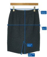 UNTITLED（アンタイトル）ひざ丈スカート 紺 サイズ:2(M位) レディース/2200651745147