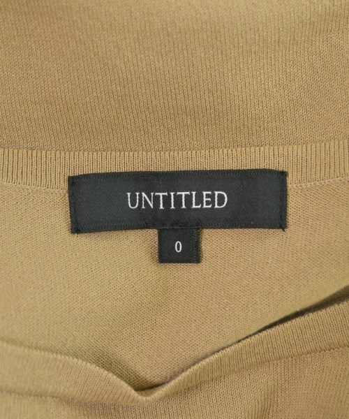 UNTITLED（アンタイトル）ニット・セーター ベージュ サイズ:0(XS位) レディース/2200652985023