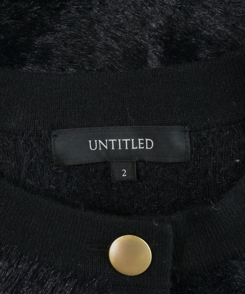 UNTITLED（アンタイトル）カーディガン 黒 サイズ:2(M位) レディース/2200652985061