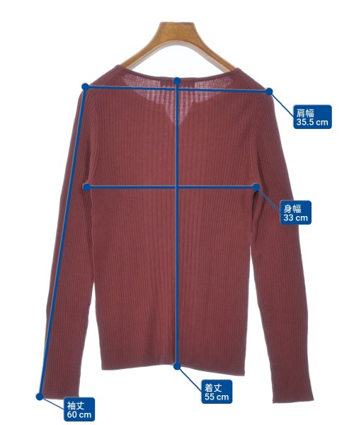 UNTITLED（アンタイトル）ニット・セーター 赤 サイズ:2(M位) レディース/2200657419035