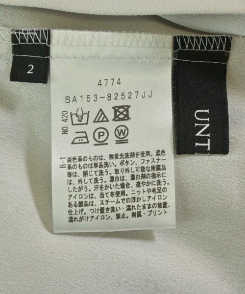 UNTITLED（アンタイトル）ブラウス グレー サイズ:2(M位) レディース/2200657419165