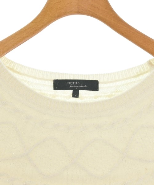 UNTITLED（アンタイトル）ニット・セーター 白 サイズ:2(M位) レディース/2200652210064