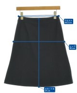 UNTITLED（アンタイトル）ひざ丈スカート 黒 サイズ:1(S位) レディース/2200654598023