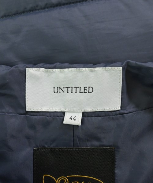 UNTITLED（アンタイトル）ダウンジャケット/ダウンベスト 紺 サイズ:44(XL位) レディース/2200652198041