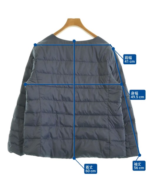 UNTITLED（アンタイトル）ダウンジャケット/ダウンベスト 紺 サイズ:44(XL位) レディース/2200652198041