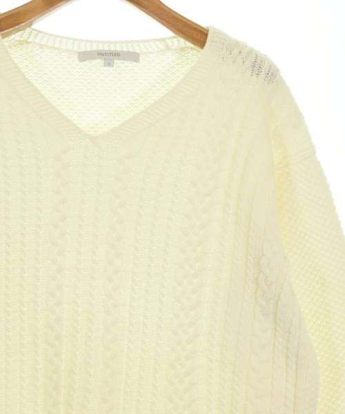 UNTITLED（アンタイトル）ニット・セーター 白 サイズ:2(M位) レディース/2200652198058
