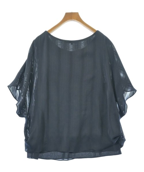 UNTITLED（アンタイトル）ブラウス 紺 サイズ:44(XL位) レディース/2200652198065