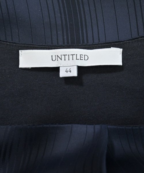 UNTITLED（アンタイトル）ブラウス 紺 サイズ:44(XL位) レディース/2200652198065