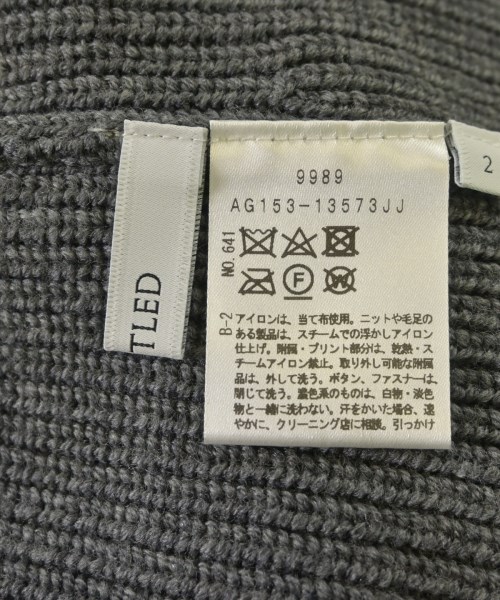 UNTITLED（アンタイトル）ひざ丈スカート グレー サイズ:2(M位) レディース/2200652198072