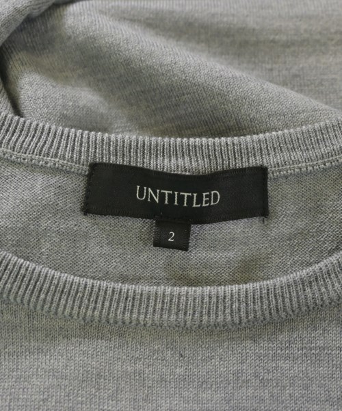 UNTITLED（アンタイトル）ニット・セーター グレー サイズ:2(M位) レディース/2200652882094