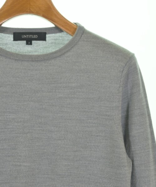 UNTITLED（アンタイトル）ニット・セーター グレー サイズ:2(M位) レディース/2200652882094