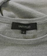 UNTITLED（アンタイトル）ニット・セーター グレー サイズ:2(M位) レディース/2200652882094