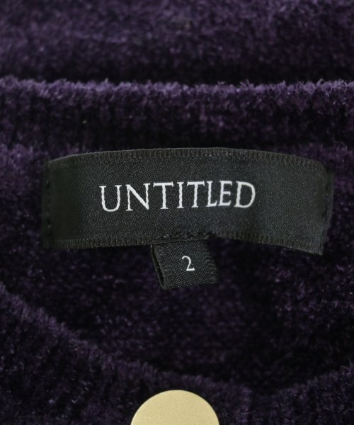 UNTITLED（アンタイトル）Tシャツ・カットソー 紫 サイズ:2(M位) レディース/2200654978030