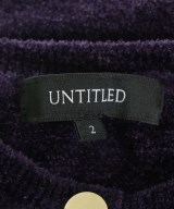 UNTITLED（アンタイトル）Tシャツ・カットソー 紫 サイズ:2(M位) レディース/2200654978030