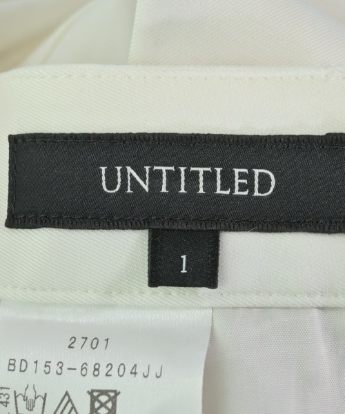 UNTITLED（アンタイトル）その他 白 サイズ:1(S位) レディース/2200656050079