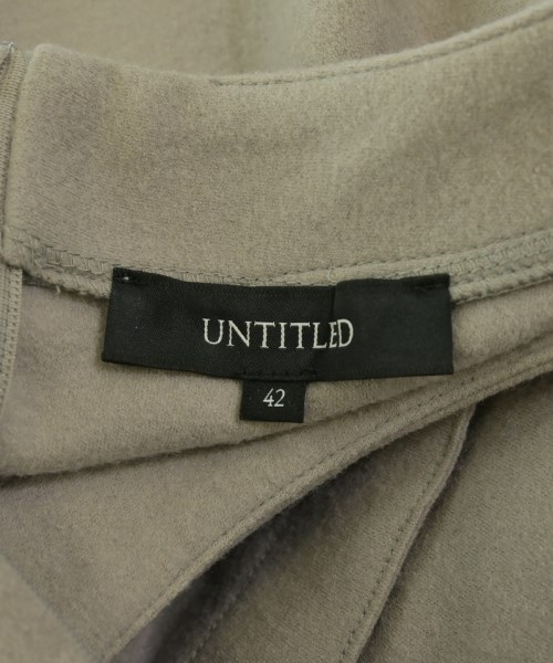 UNTITLED（アンタイトル）ワンピース ベージュ サイズ:42(L位) レディース/2200656613014