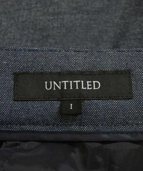 UNTITLED（アンタイトル）スラックス 紺 サイズ:1(S位) レディース/2200648239123