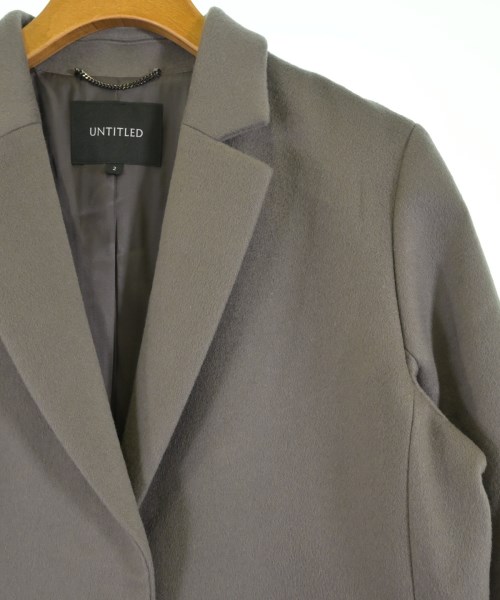 UNTITLED（アンタイトル）チェスターコート グレー サイズ:2(M位) レディース/2200655583035