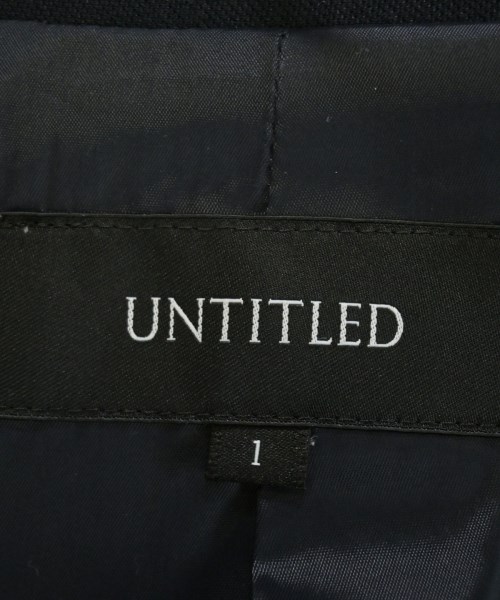 UNTITLED（アンタイトル）テーラードジャケット 紺 サイズ:1(S位) レディース/2200657479039