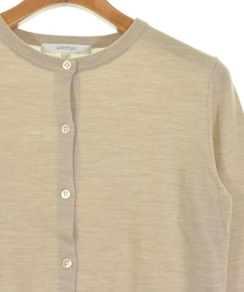 UNTITLED（アンタイトル）カーディガン ベージュ サイズ:2(M位) レディース/2200653245010