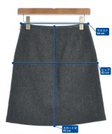 UNTITLED（アンタイトル）ミニスカート グレー サイズ:1(S位) レディース/2200654995075