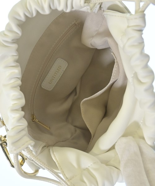 UNTITLED（アンタイトル）ショルダーバッグ 白 サイズ:- レディース/2200656410125