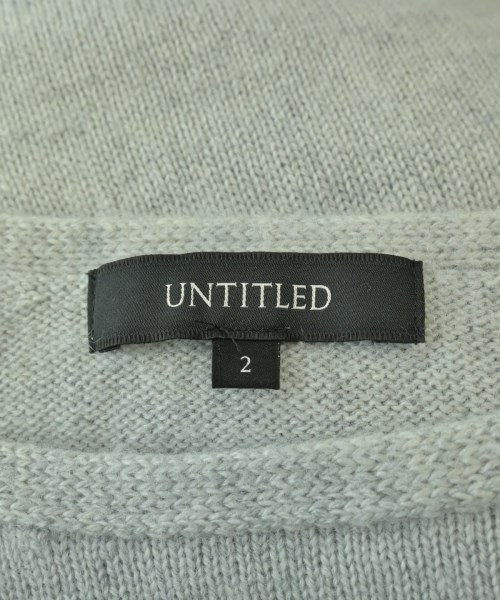 UNTITLED（アンタイトル）ニット・セーター グレー サイズ:2(M位) レディース/2200656978076
