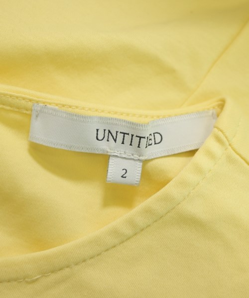UNTITLED（アンタイトル）Tシャツ・カットソー 黄 サイズ:2(M位) レディース/2200656992058