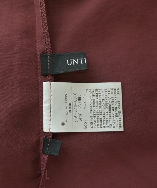 UNTITLED（アンタイトル）カジュアルシャツ 赤 サイズ:F レディース/2200656992072