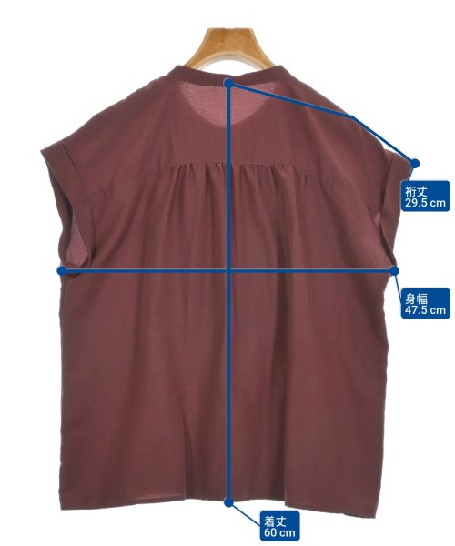 UNTITLED（アンタイトル）カジュアルシャツ 赤 サイズ:F レディース/2200656992072