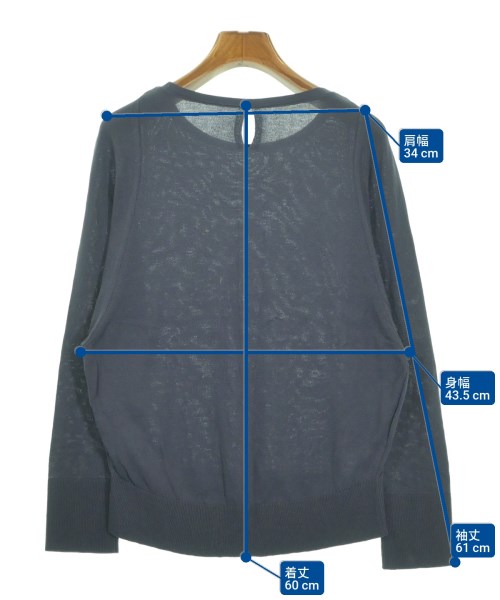 UNTITLED（アンタイトル）ニット・セーター 紺 サイズ:2(M位) レディース/2200656079087