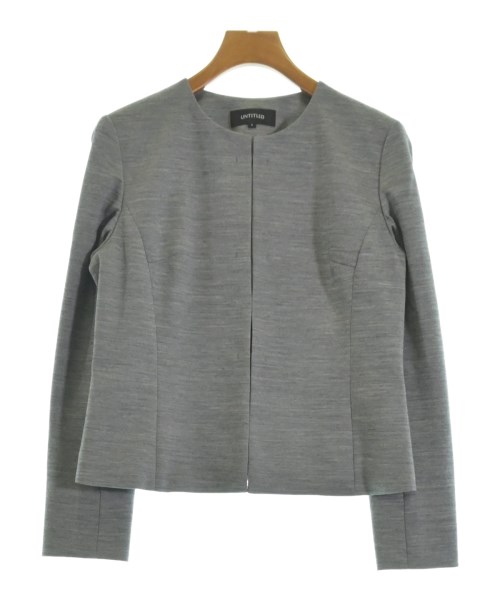UNTITLED(アンタイトル)ノーカラージャケット グレー サイズ:2(M位)/2200658728037