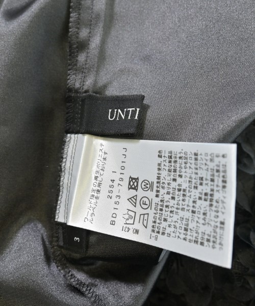 UNTITLED（アンタイトル）ロング・マキシ丈スカート 黒 サイズ:3(L位) レディース/2200660971018