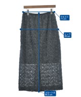 UNTITLED（アンタイトル）ロング・マキシ丈スカート 黒 サイズ:3(L位) レディース/2200660971018