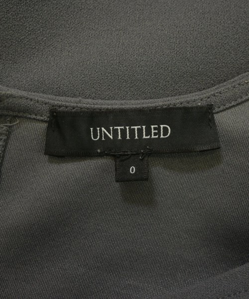 UNTITLED（アンタイトル）Tシャツ・カットソー グレー サイズ:0(XS位) レディース/2200656352036
