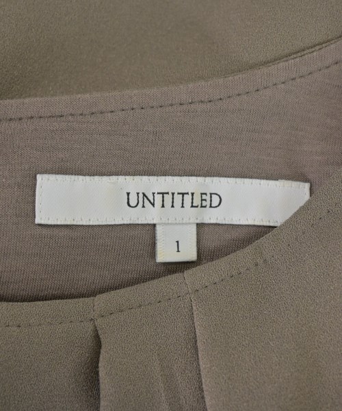 UNTITLED（アンタイトル）ブラウス ベージュ サイズ:1(S位) レディース/2200657520045