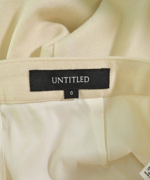 UNTITLED（アンタイトル）スラックス ベージュ サイズ:0(XS位) レディース/2200657565022